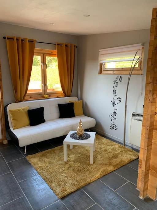 Chalet 2 Personnes Avec Jacuzzi Et Piscine Saisonniere Partagee Corcieux Exteriör bild